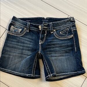 Vigoss Women's Dark Blue Jean Shorts